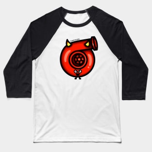 Meanest Turbo - Demon (Red) Baseball T-Shirt